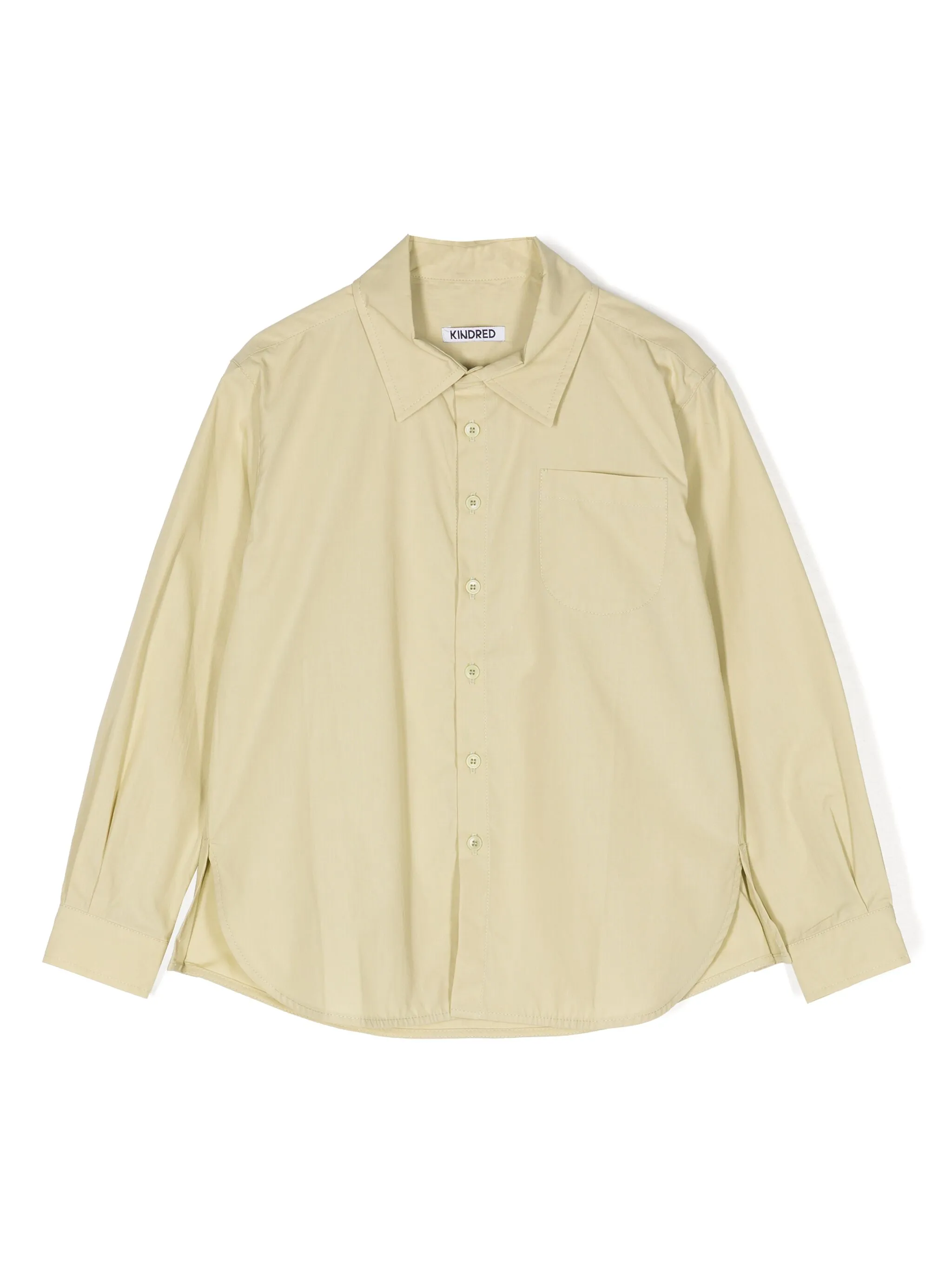 

Рубашка из органического хлопка Kindred, зеленый