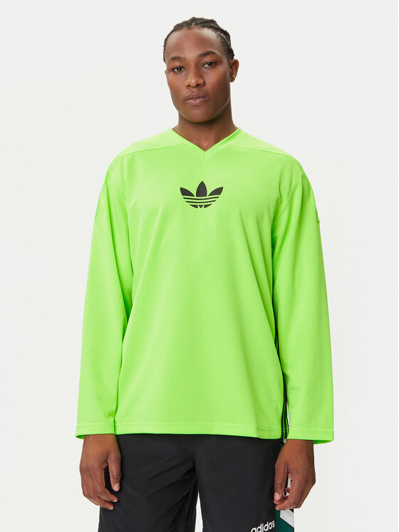 

Лонгслив regular fit adicolor Mesh JW8379 Adidas, зелёный