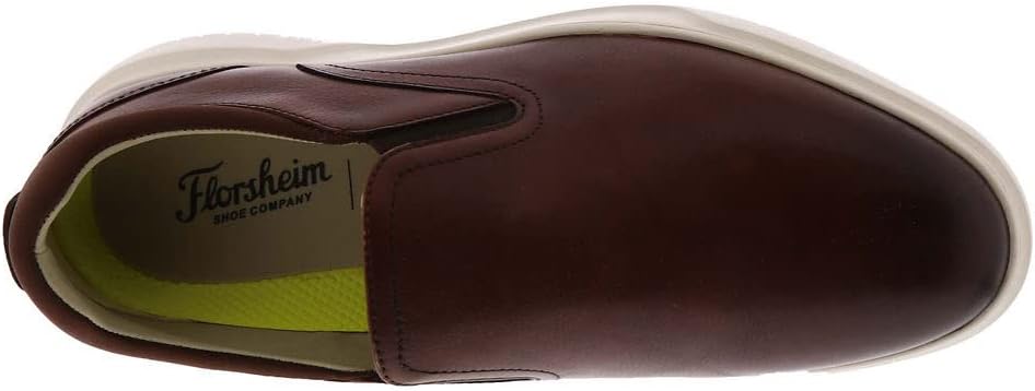 Мужские слипоны Florsheim Premier Plain Toe Slip On, Cognac — фото 2