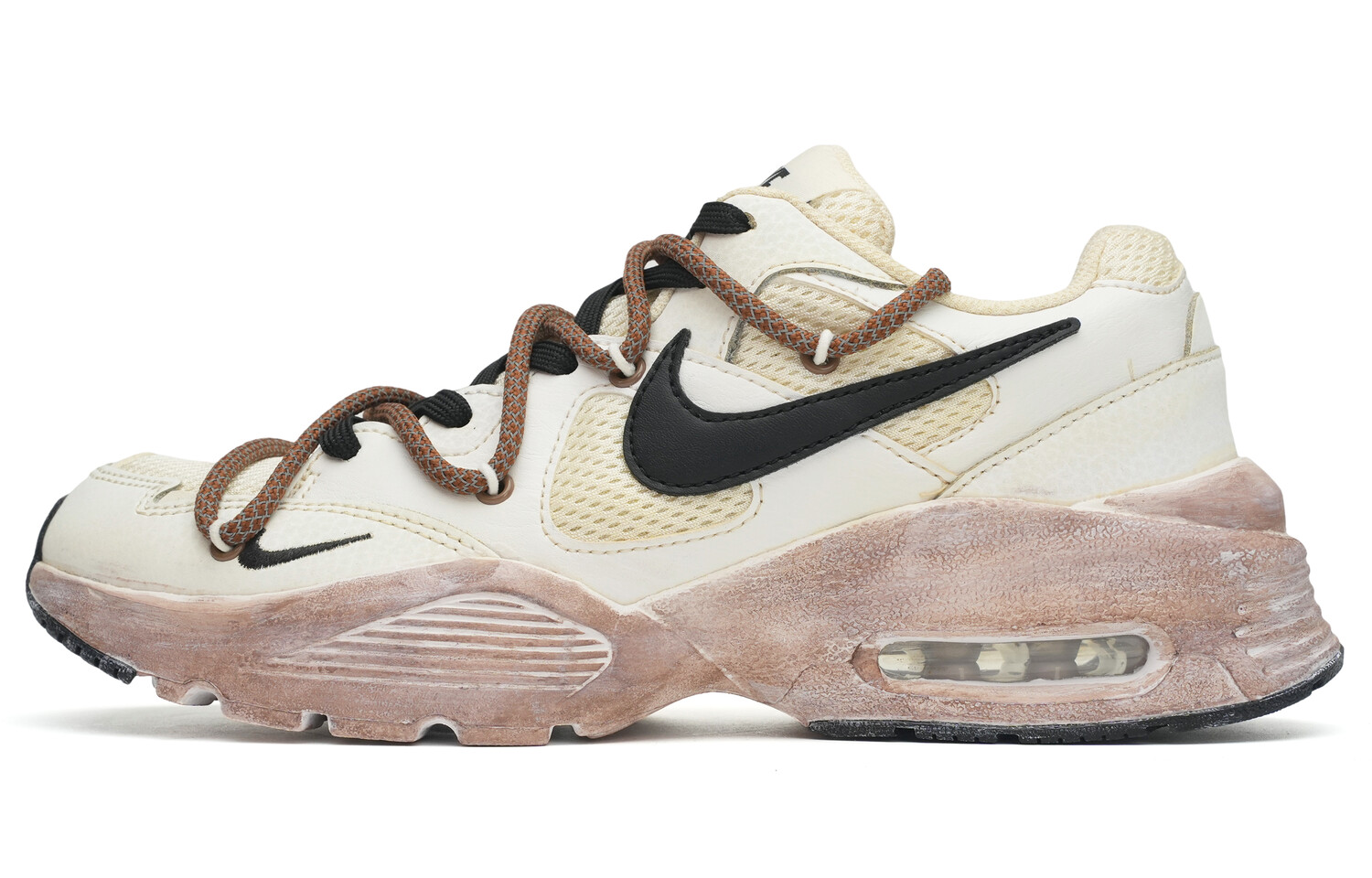 

Кроссовки Air Max Fusion женские с низким верхом бежевый / коричневый / черный / Nike