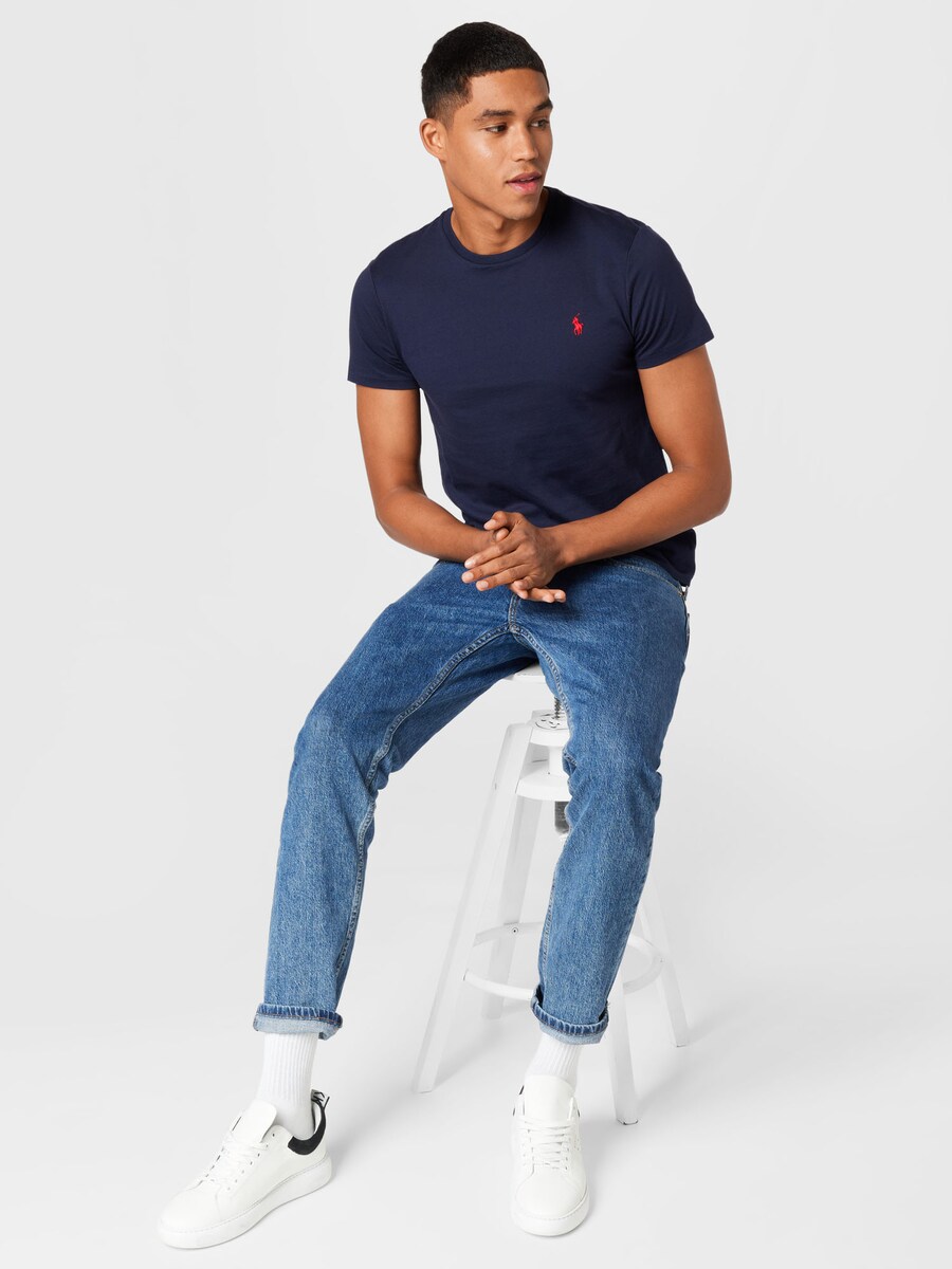 Рубашка приталенного кроя Polo Ralph Lauren, темно-синий — фото 4