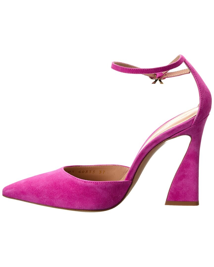 Замшевые туфли Gianvito Rossi 105, розовый