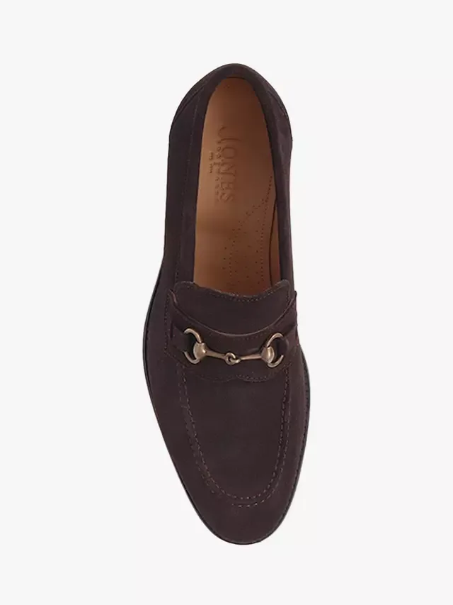Замшевые лоферы Reece Jones Bootmaker, Brown — фото 4
