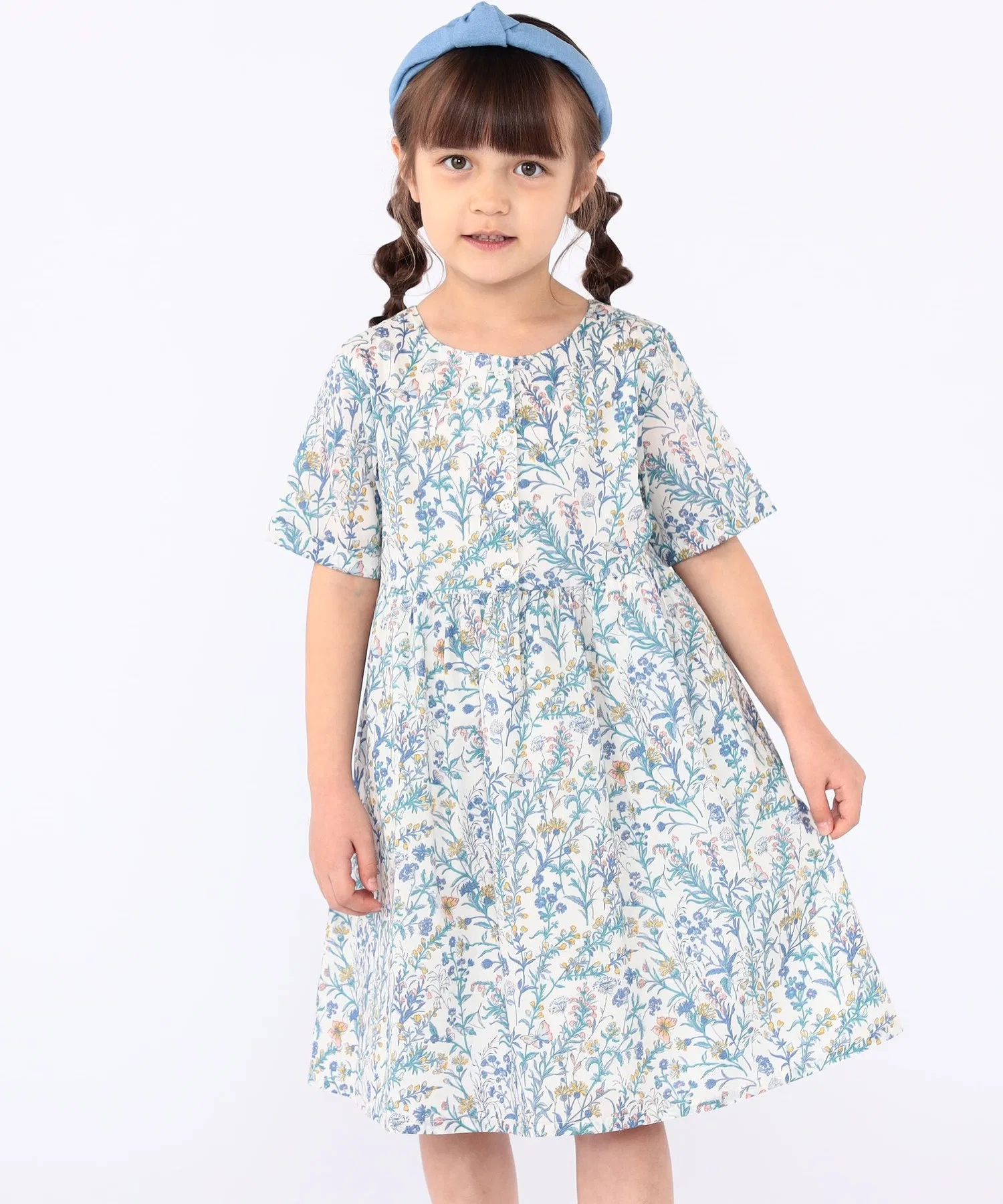 Детское платье SHIPS KIDS с коротким рукавом и принтом Liberty