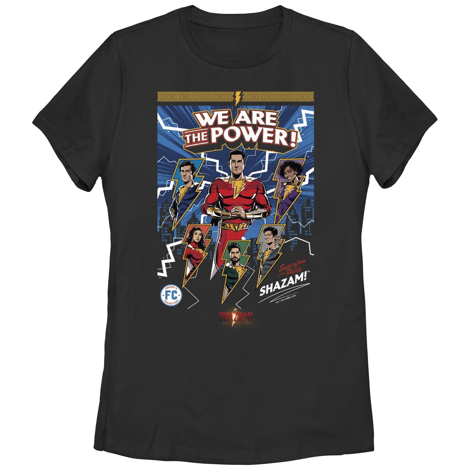 

Футболка с рисунком DC Comics Shazam для юниоров We Are The Power Licensed Character