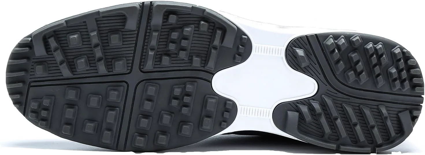 

Мужские гольф-кроссовки без шипов для гольфистов, спортивная обувь для прогулок на улице Zakey, белый