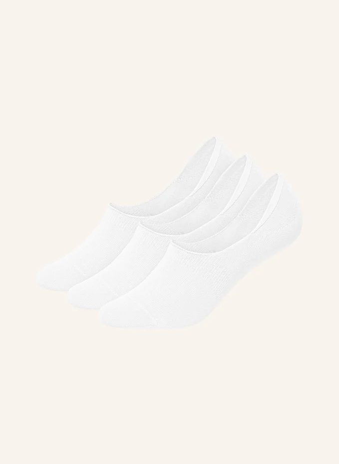 

Упаковка из 3 носков one color invisibles Dillysocks, белый