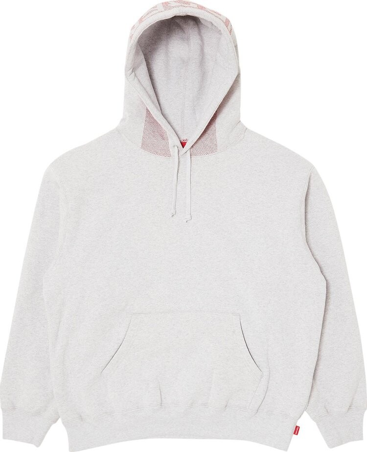 

Толстовка Supreme Jacquard Stripe Hooded 'Ash Grey', серый