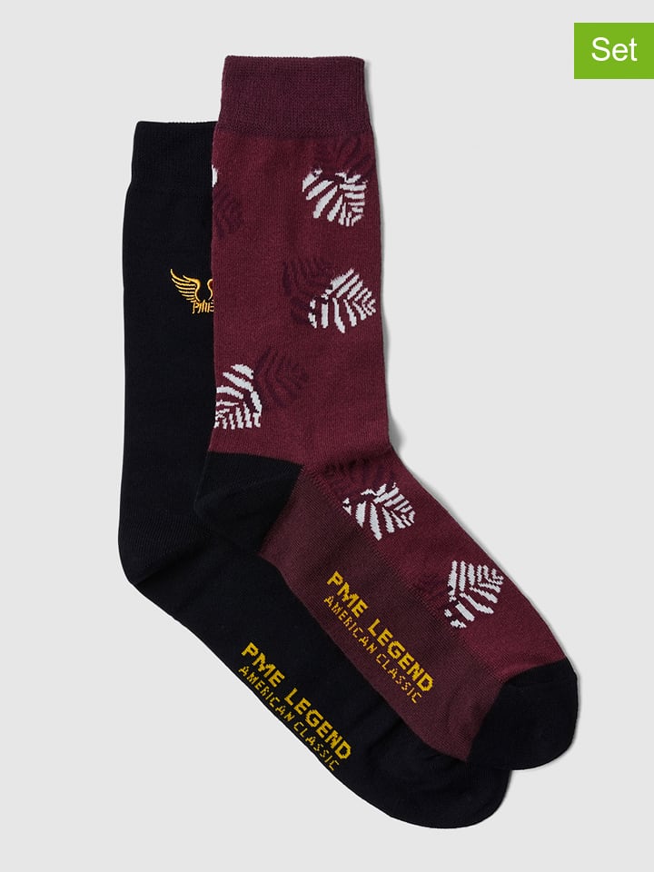 

Носки PME Legend, цвет bordeaux/schwarz