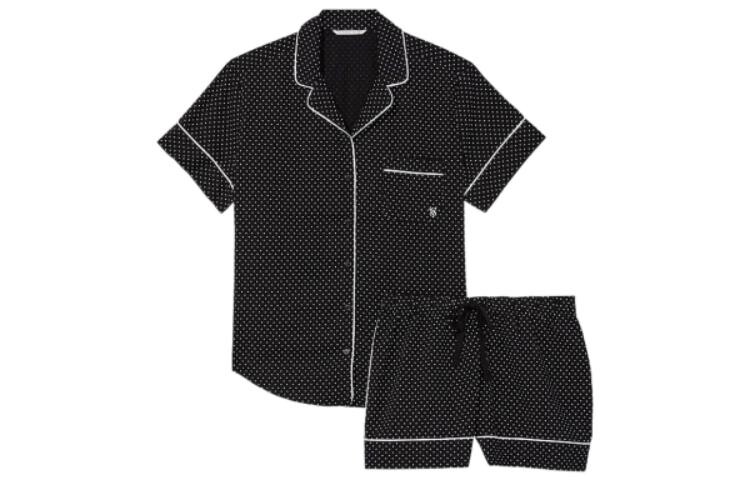 

Женский пижамный комплект Victoria's Secret, цвет Black polka dots