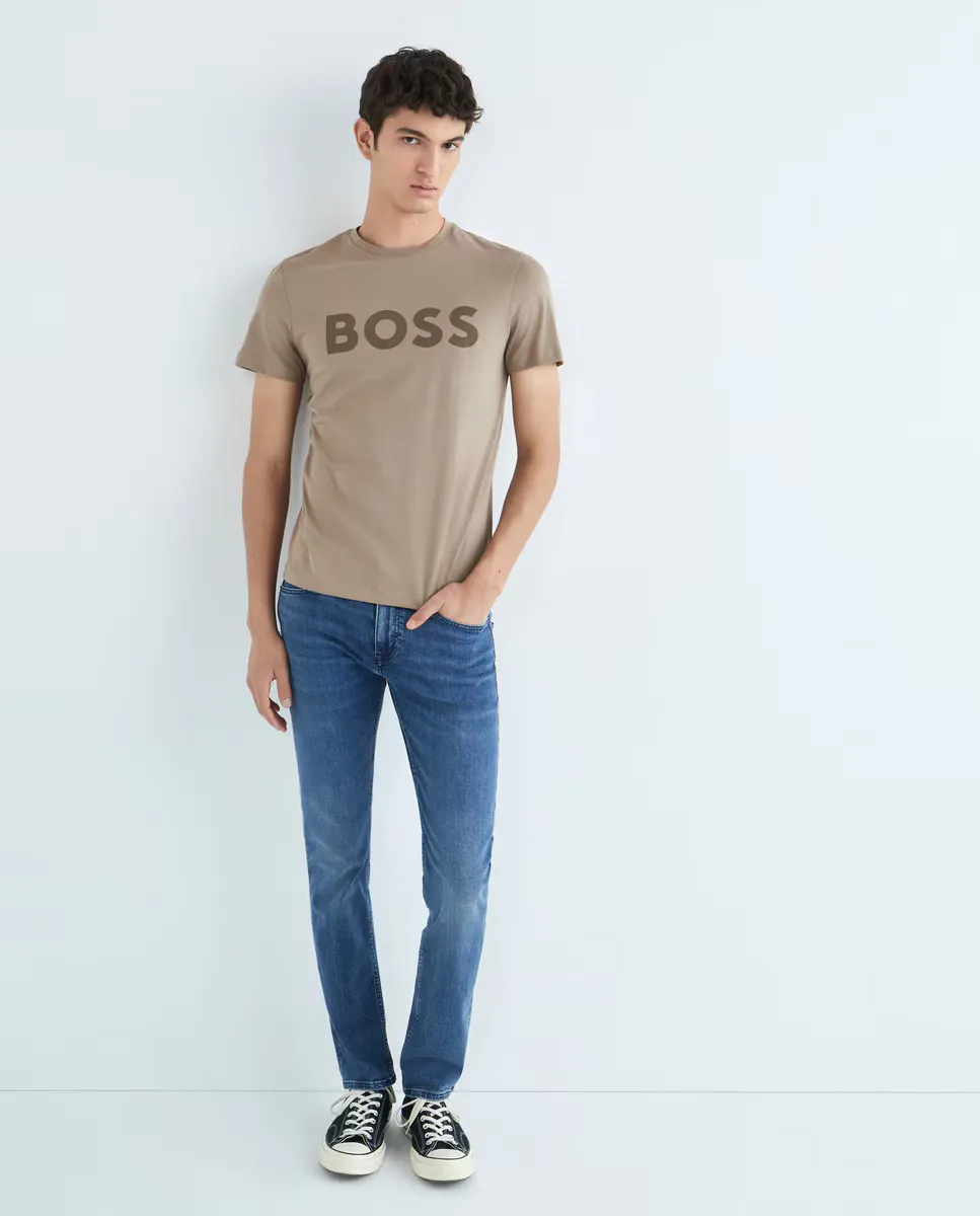 

Мужские джинсы узкого кроя Boss Orange, светло-голубой