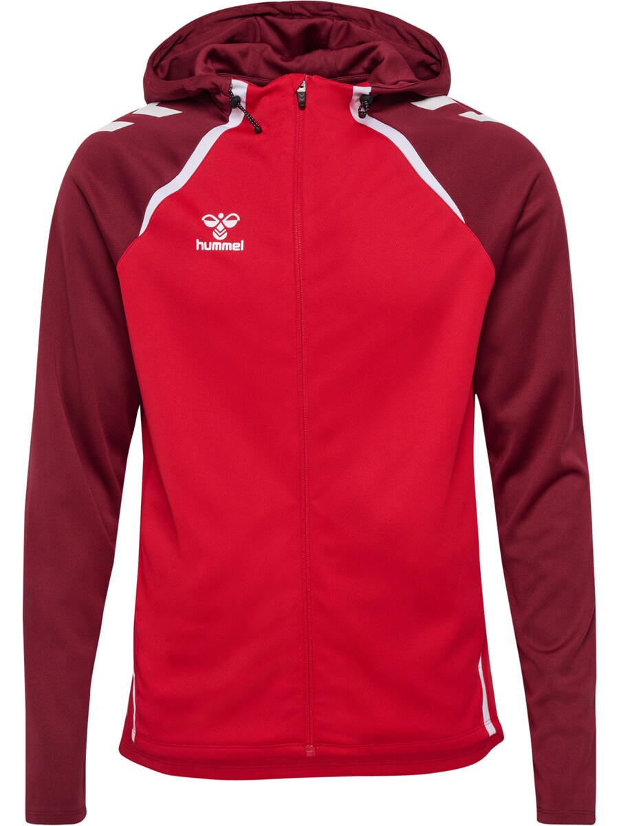 

Спортивная толстовка с капюшоном на молнии Hummel Lead 2.0, цвет Red/Dark red