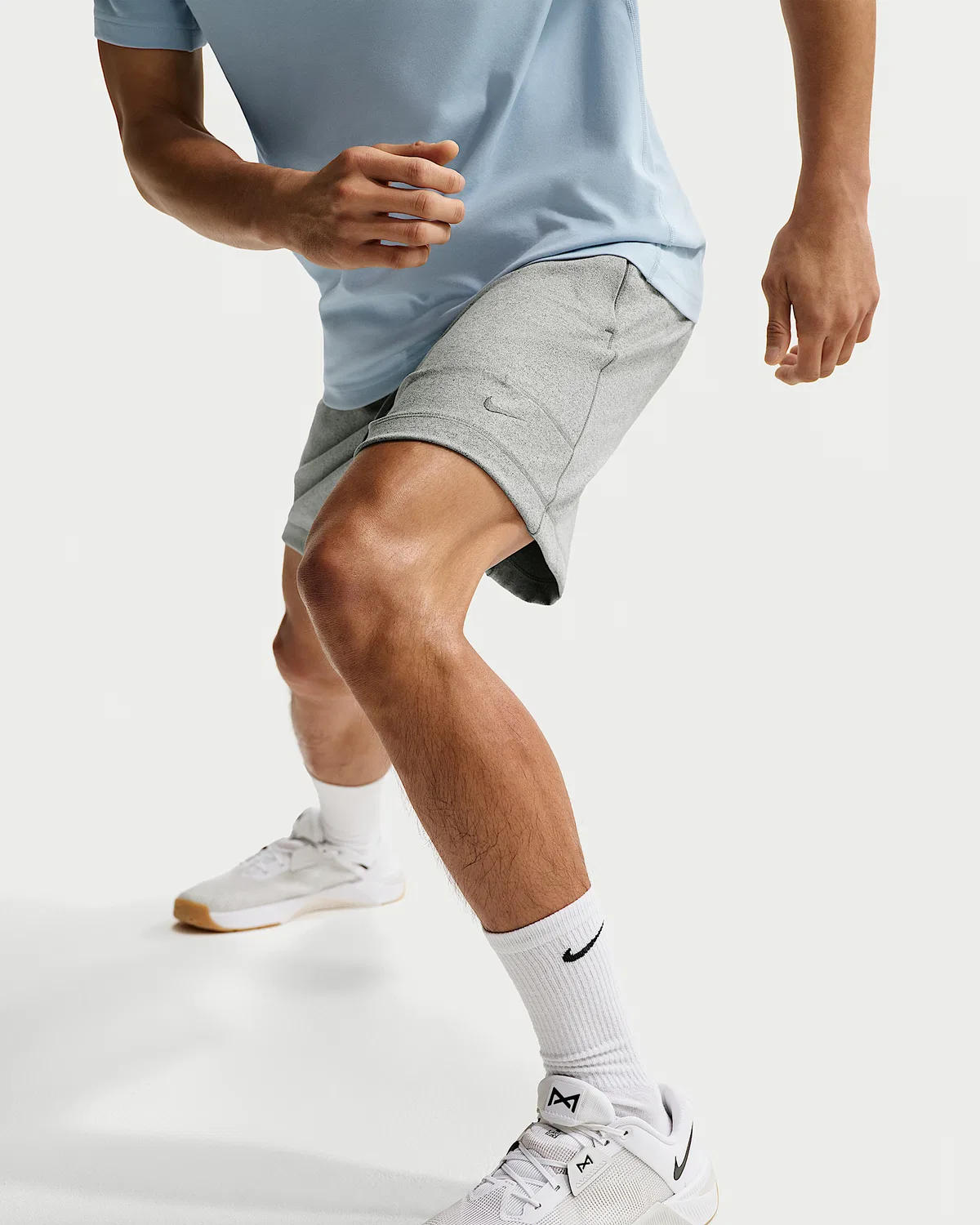 Мужские шорты Dri-FIT 7" Performance Nike Primary NanoKnit, Smoke Grey/Heather/Smoke Grey — фото 4
