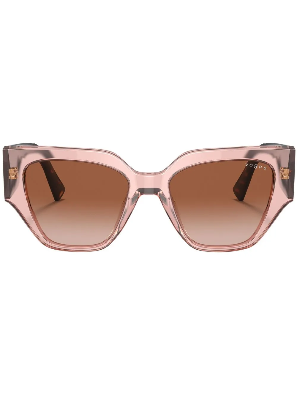 

Солнцезащитные очки в прозрачной квадратной оправе Vogue Eyewear, розовый