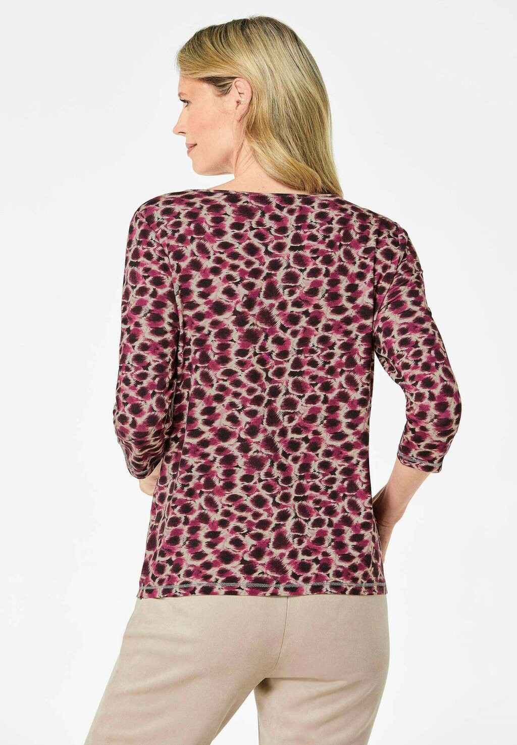 

Топ с длинными рукавами GOLDNER, цвет Mottled Beige