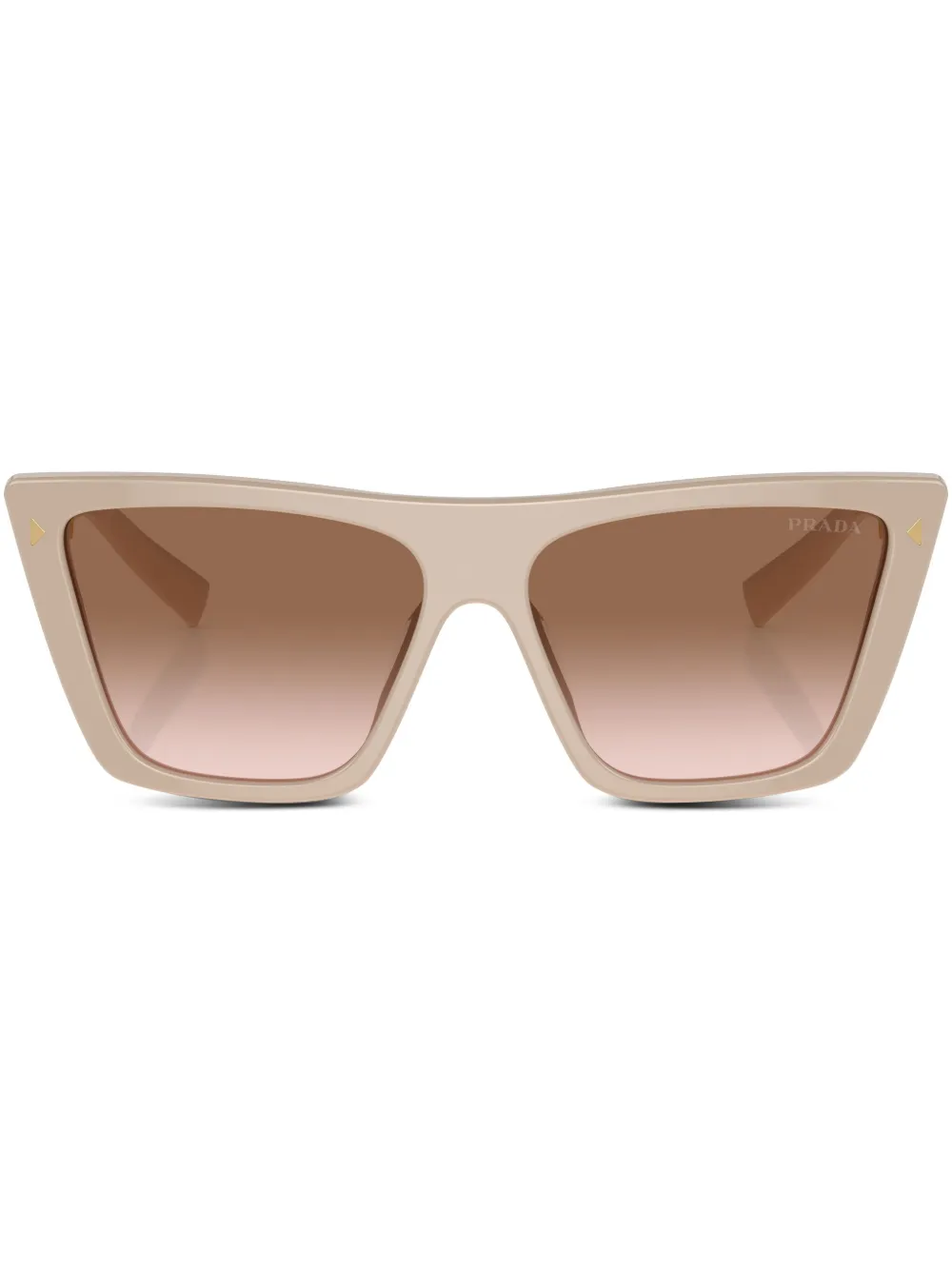 

Солнцезащитные очки в оправе 'бабочка' Prada Eyewear, коричневый