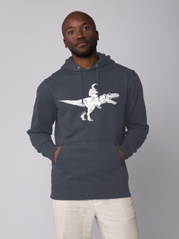 

Толстовка wat Apparel Sweatshirt Astronaut on T-Rex, цвет India Ink Grey