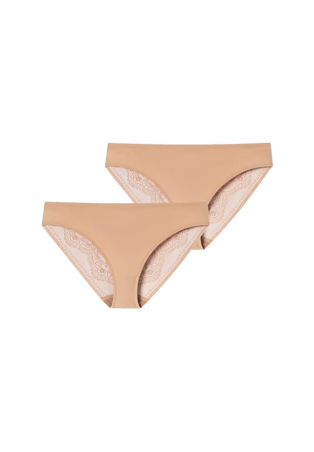 

Невидимые кружевные трусики Schiesser, цвет maple