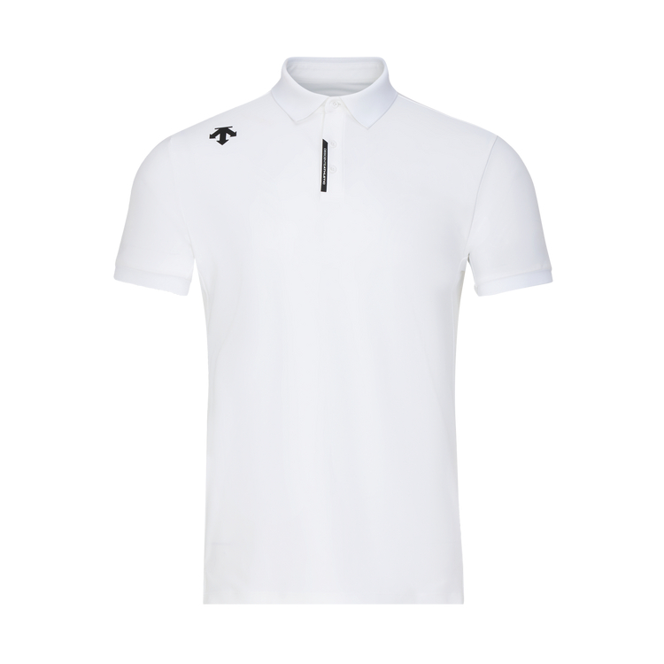

Тренировочная футболка-поло с коротким рукавом серии Comprehensive Training DESCENTE, ярко-белый