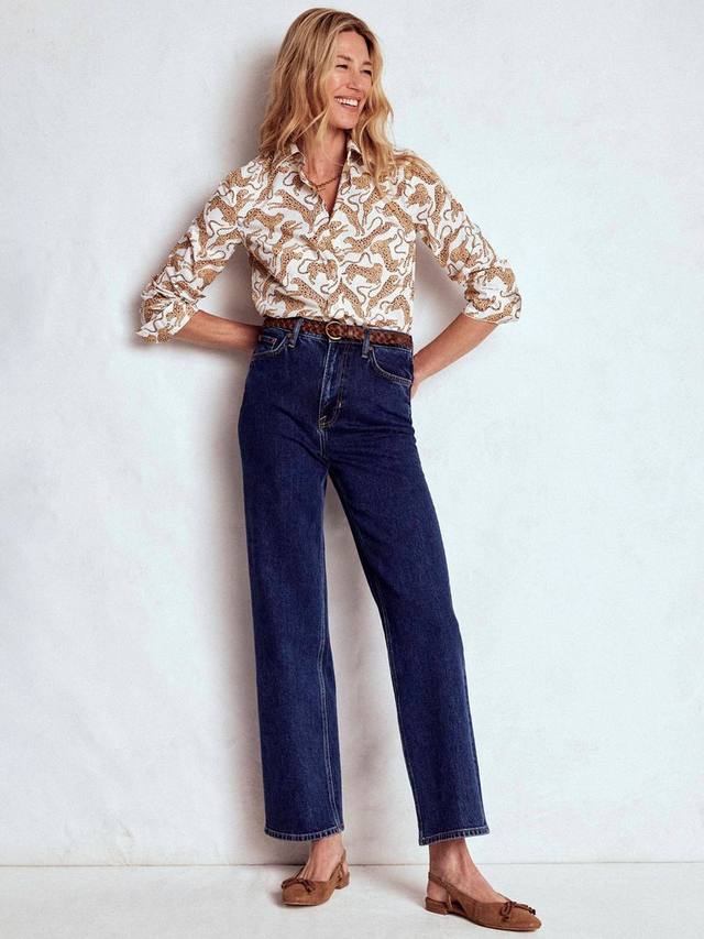 

Футболка Sienna Leopards Boden, Ivory/Multi