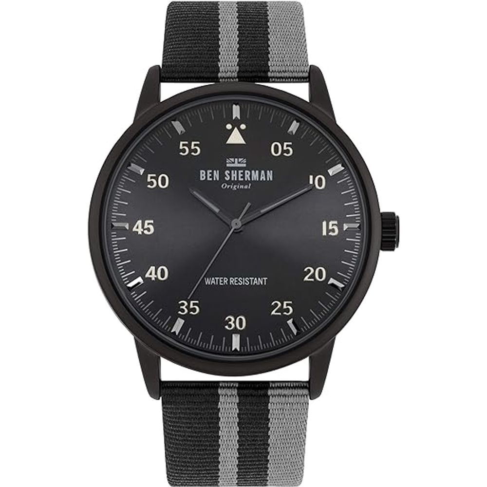 

Часы из серой ткани Ben Sherman