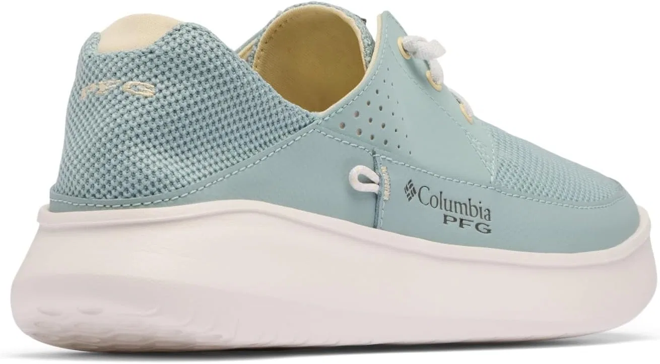 Мужские лодочные туфли Columbia Boatside Breathe Relaxed PFG, Crushed Blue Lemon Wash — фото 3