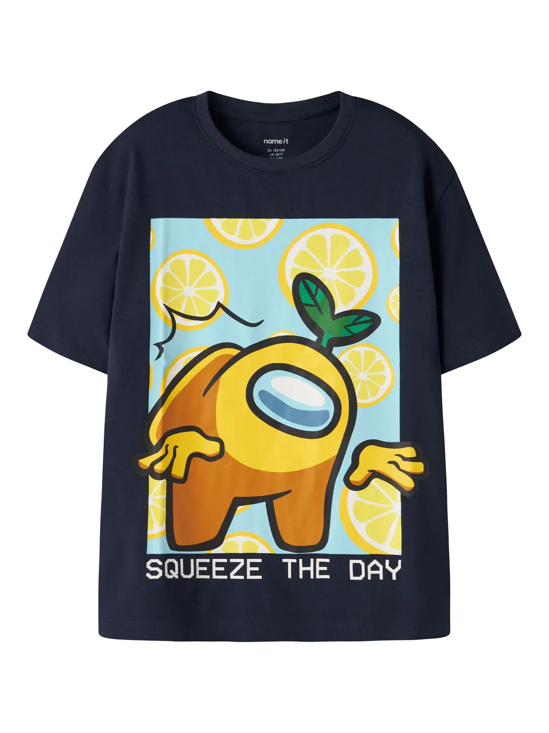 Футболка с принтом Name it, navy blazer