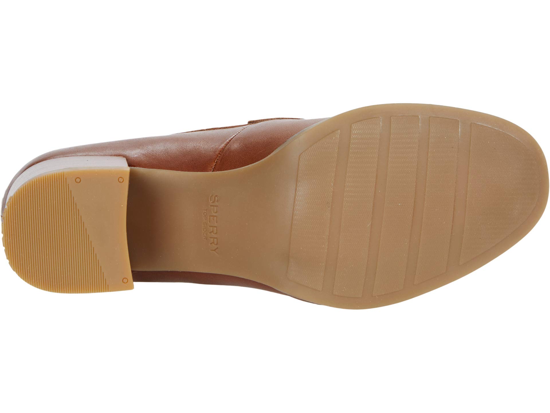 Лоферы Sperry Seaport Penny Heel Leather, желто-коричневый — фото 3