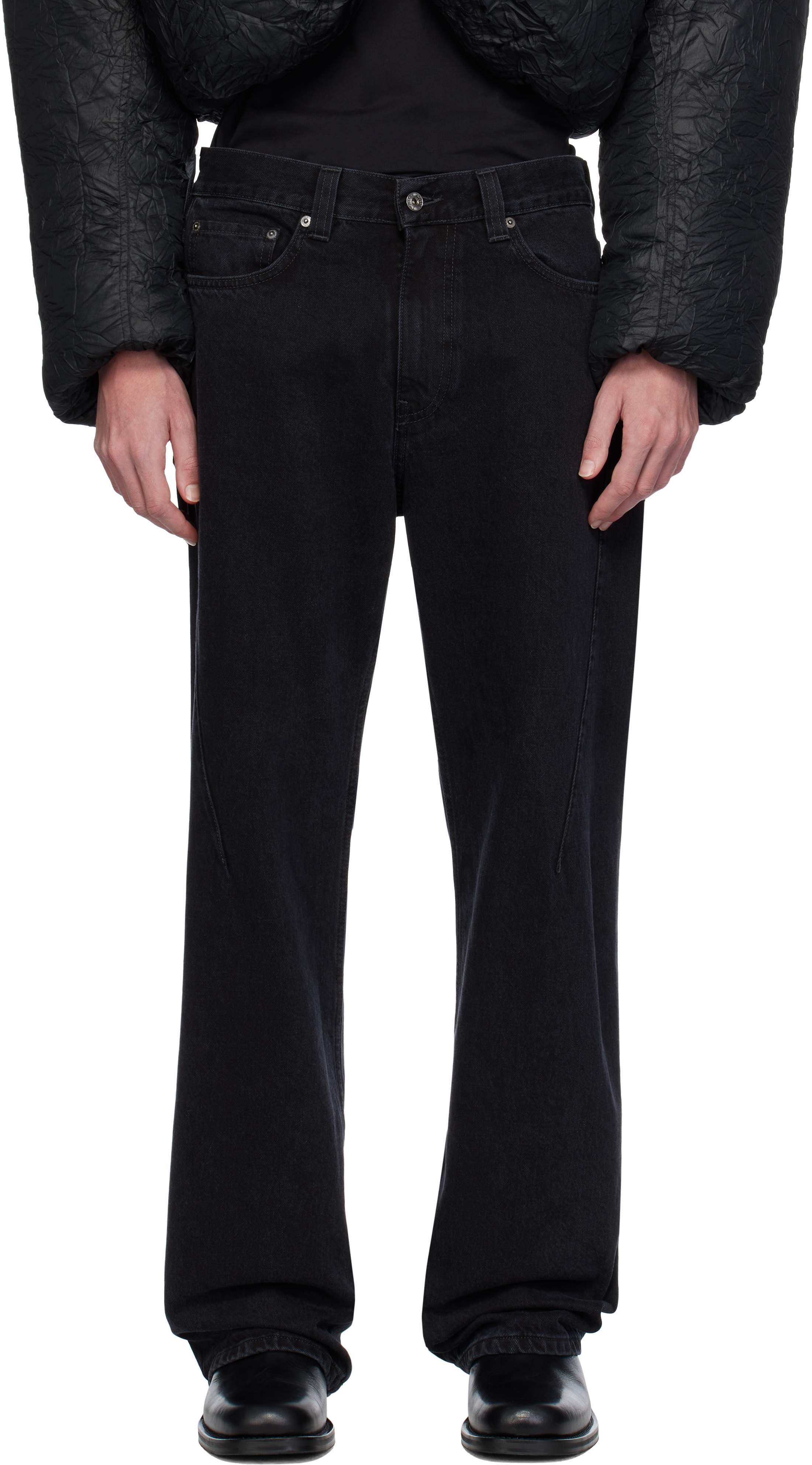 

Лучшие джинсы Black Paris Y/Project, Evergreen black