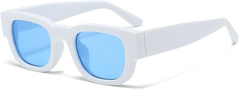 

Популярные модные солнцезащитные очки для женщин, ретро, ​​конфетные цвета, панк-очки для мужчин, защита от ультрафиолета UV400, трендовые солнцезащитные очки MTZJH, White