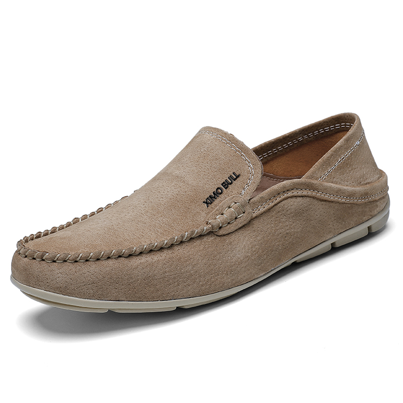 XIMO BULL Мужские повседневные кеды низкие хаки, цвет Khaki — фото 3