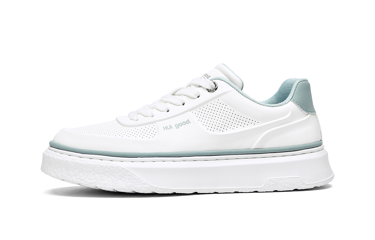 

Мужские дышащие низкие кроссовки для скейтбординга HLA, White Blue