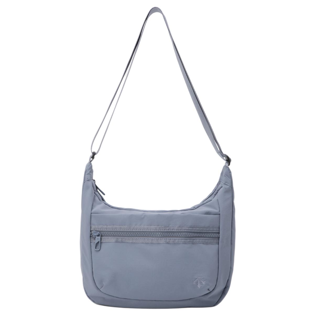 

DESCENTE Сумка через плечо Кроссбод Женская сумка Нейлоновая сумка унисекс, Gray Blue
