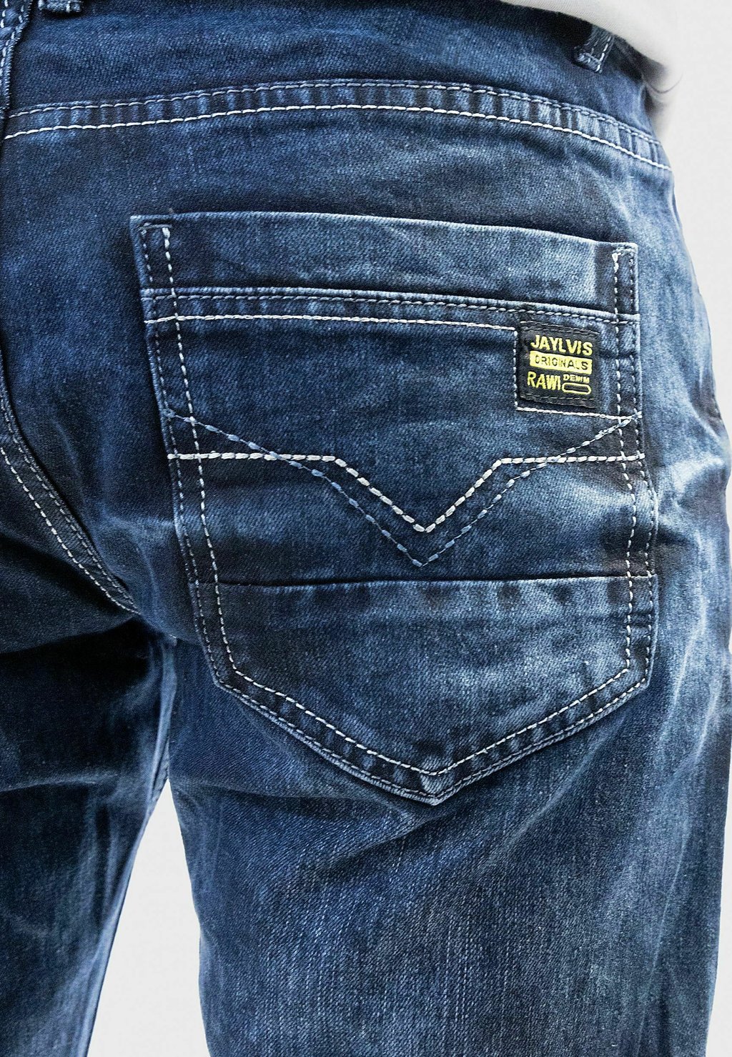 

Джинсы облегающего кроя MIT KONTRASTNÄHTEN UND ASID WASCHUNG JAYLVIS Jeans, темно-синий