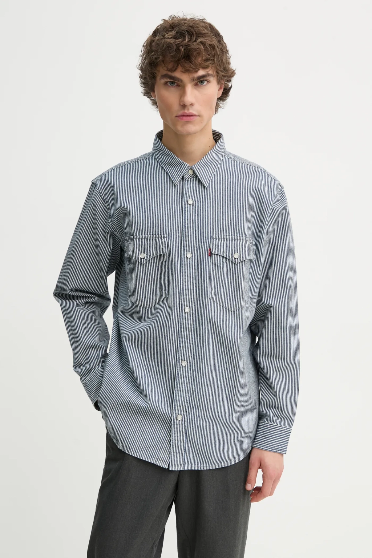 

Джинсовая рубашка Levi's, синий