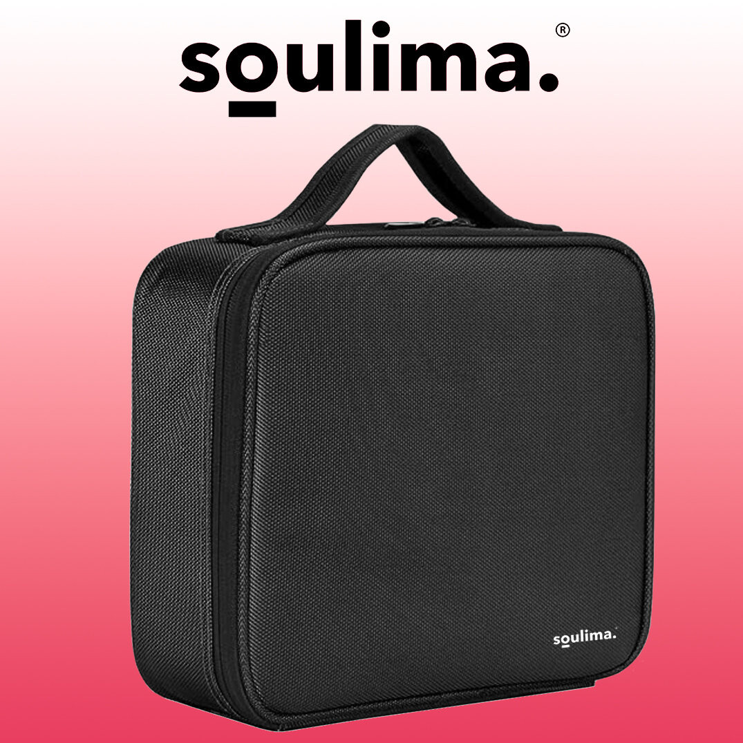 Женская косметичка Органайзер Чехол для косметики SOULIMA Iso Trade, цвет черный — фото 3