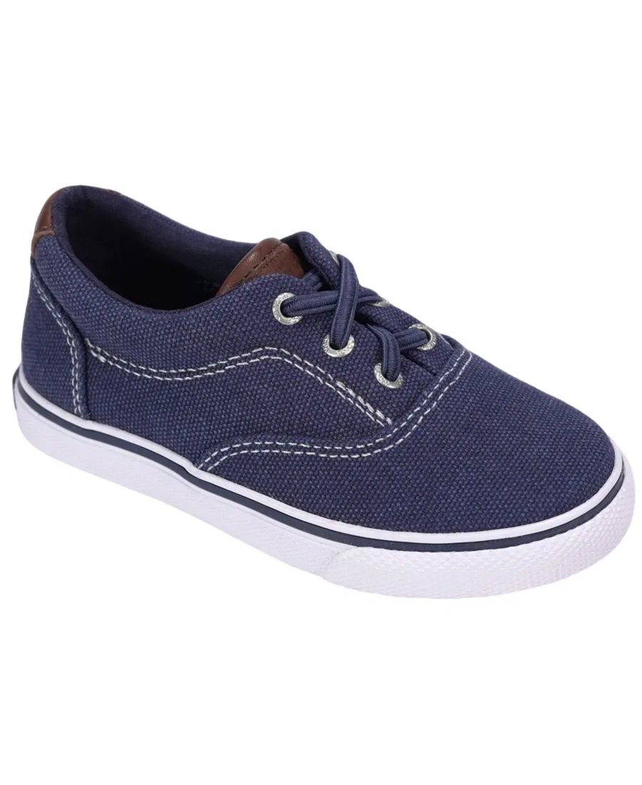 Детские кеды Striper II CVO из парусины Sperry, темно-синий