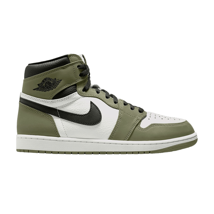 

Кроссовки Air Jordan Air Jordan 1 Retro High OG 'Medium Olive', зеленый