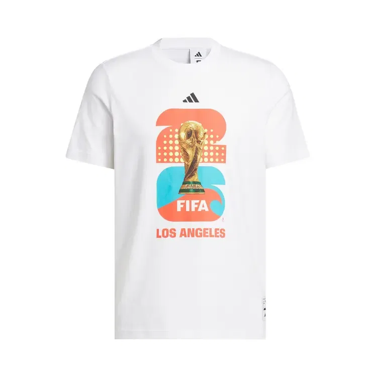 Футболка Adidas FIFA World Cup 26 Host City Los Angeles Graphic, белый
