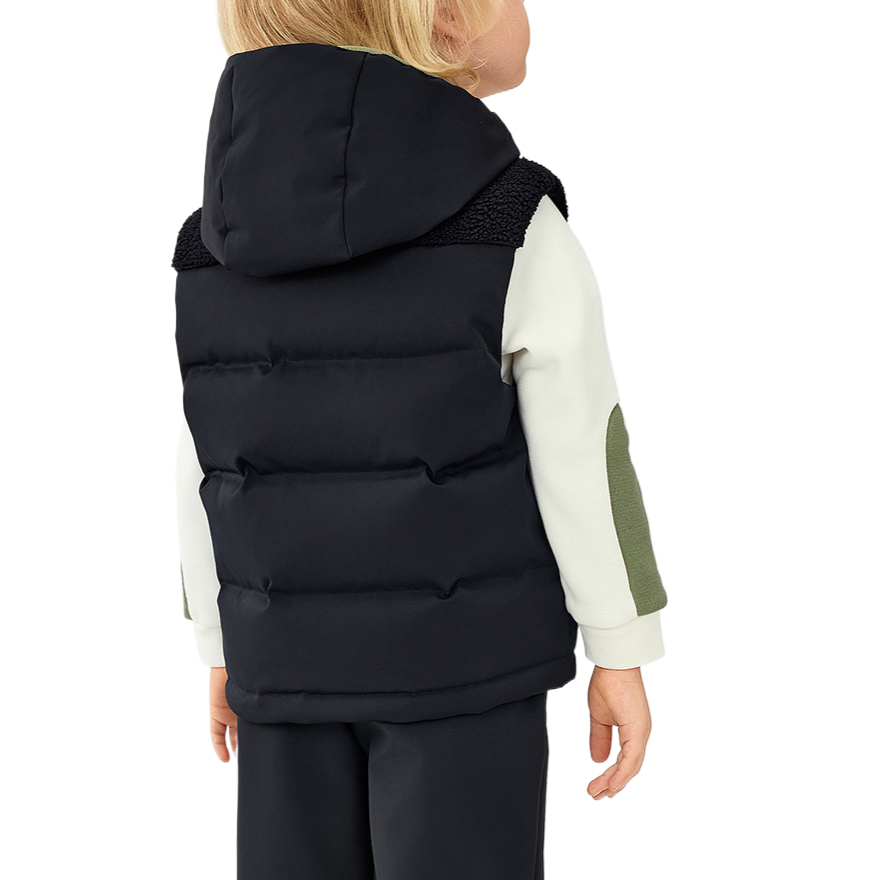 Пуховик BIDETU,LIANMINGKUAN для детей 3-7 лет FILA KIDS, черный — фото 3