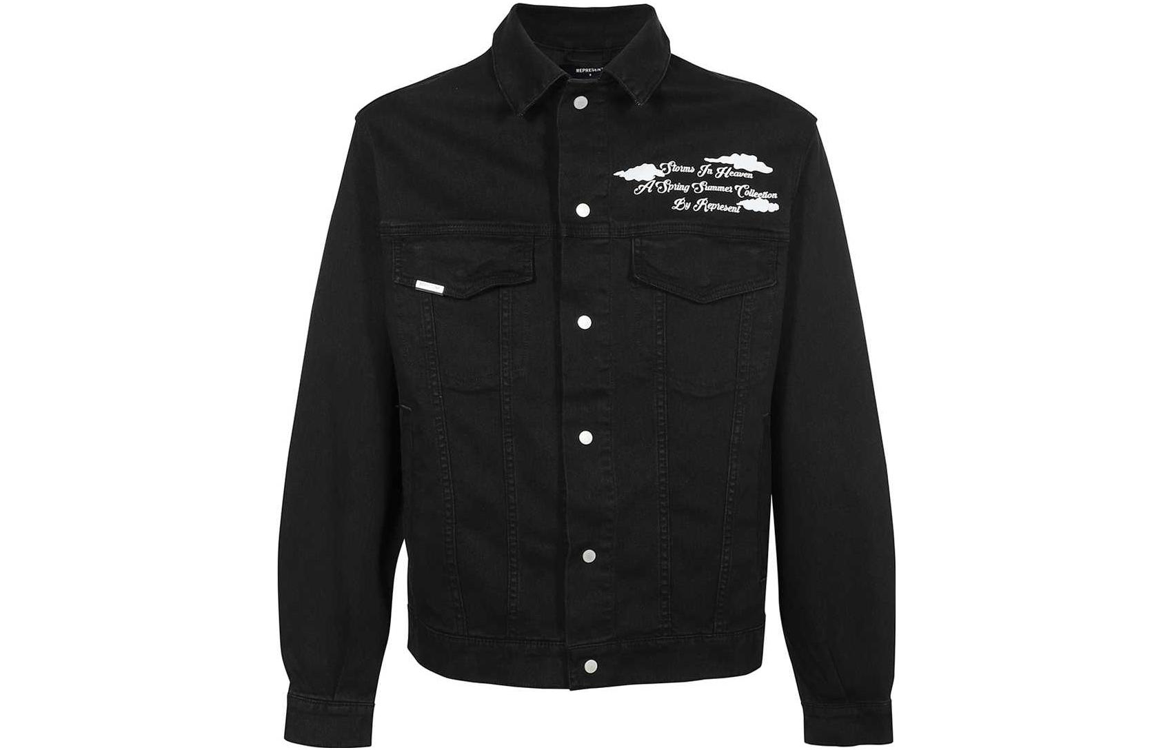 

REPRESENT Куртка мужская черная, Black