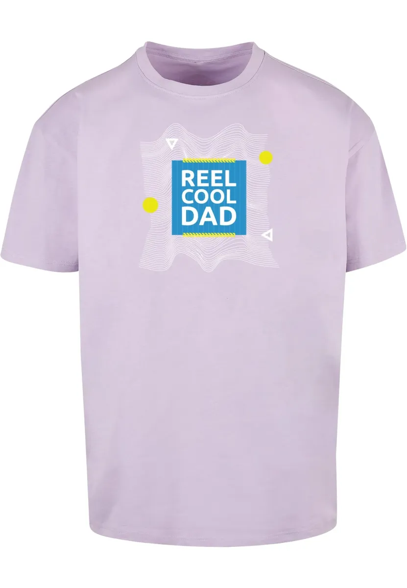 

Футболка Merchcode " Merchcode Men's Fathers Day - Футболка Reel Cool Dad Heavy Oversize", цвет Lilac