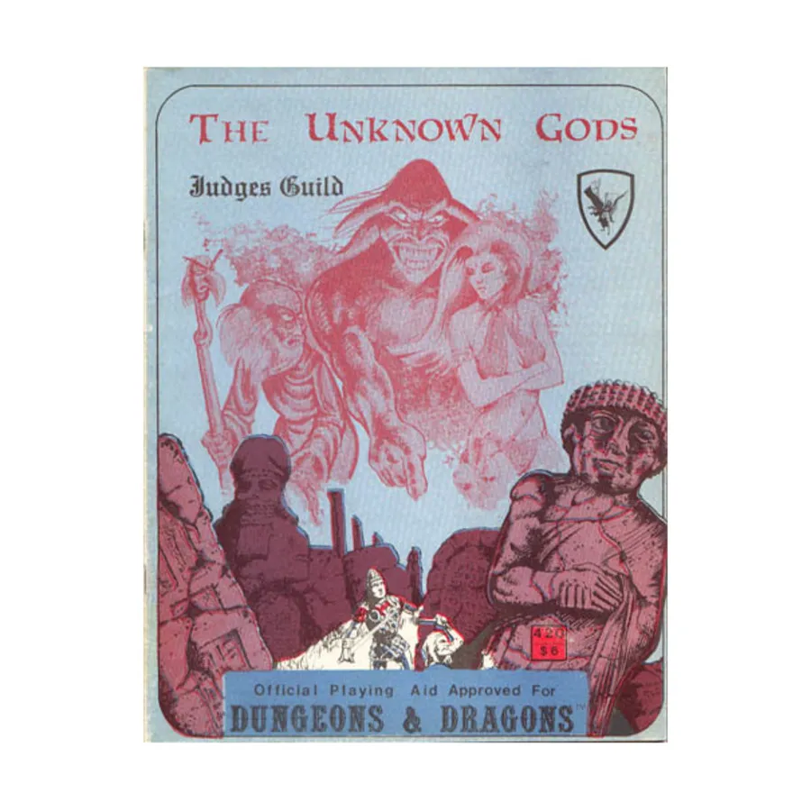 

Модуль Unknown Gods (1st Printing), Dungeons & Dragons Fantasy Modules (T - V) (Judges Guild)