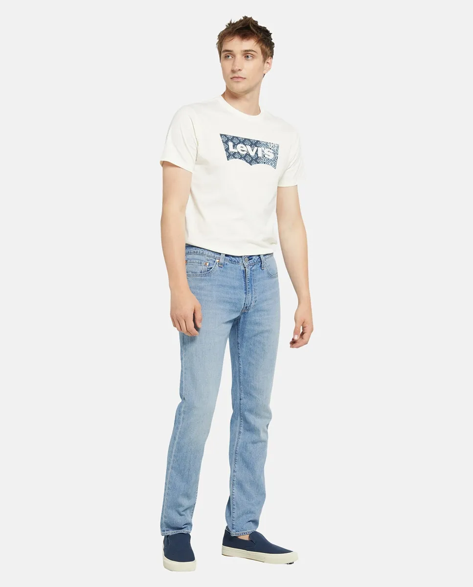

Мужские узкие джинсы 511 с льняным оттенком Levi's, голубой