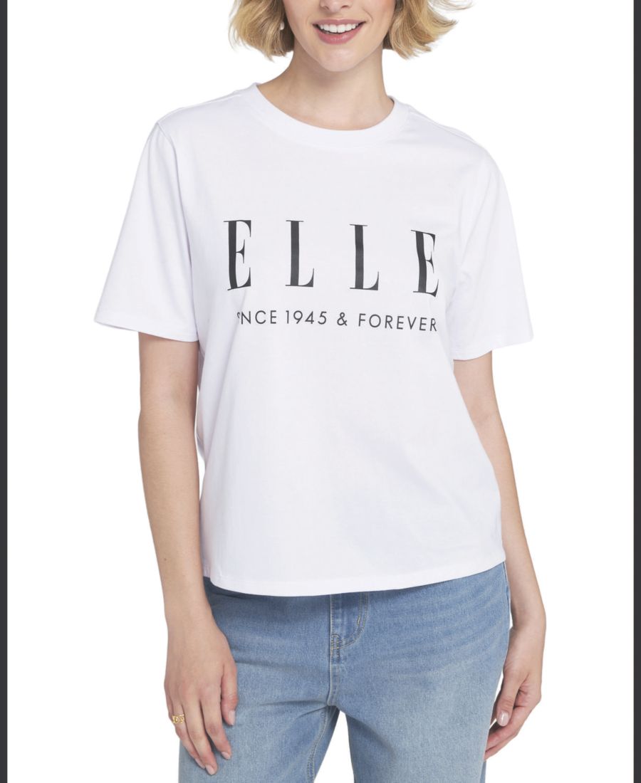 

Женская футболка с графическим принтом ELLE Collection, No Color