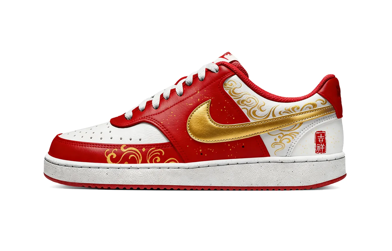 Nike Кроссовки для скейтбординга Court Vision Ma Yu Xin Cheng SBOX из синтетической кожи, устойчивые к истиранию, с поддержкой, низкие, мужские — фото 3