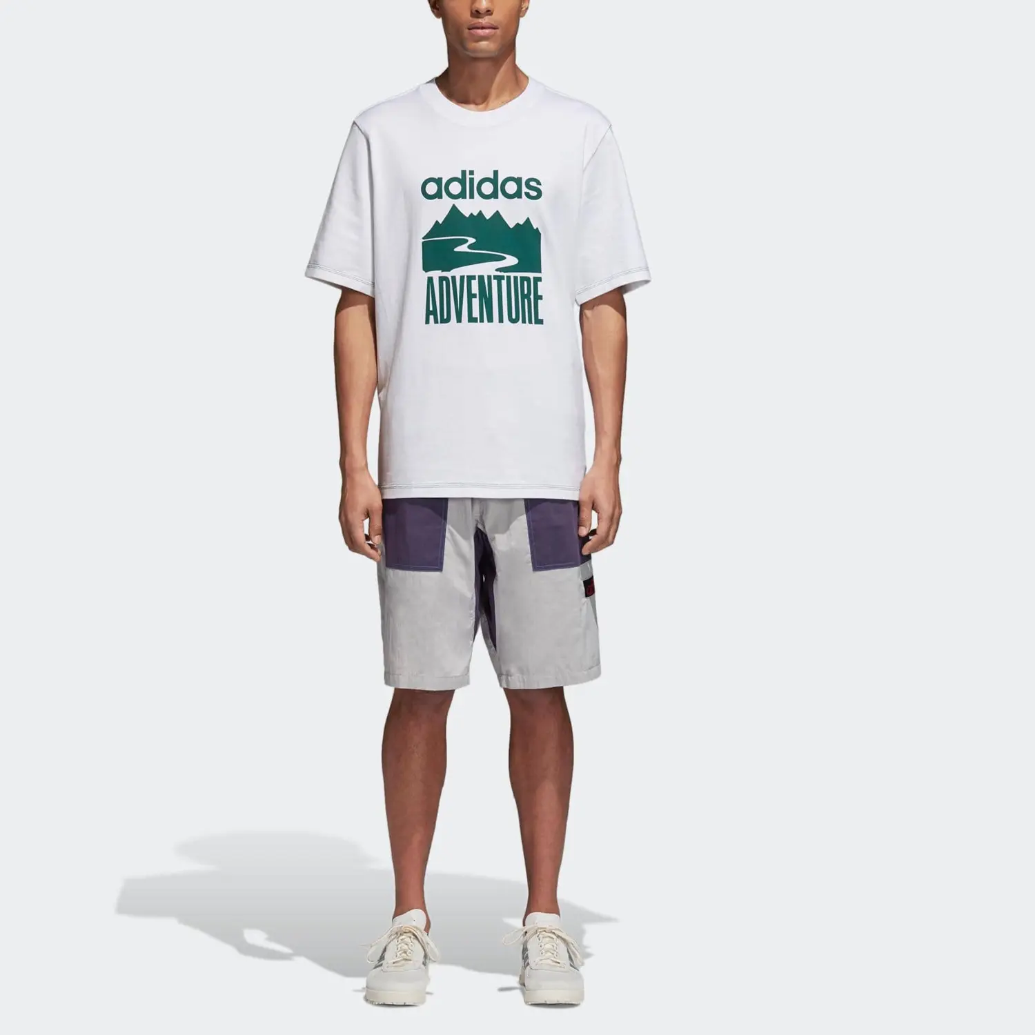 ATRIC SHORT повседневные шорты мужские серые Adidas Originals, серый — фото 2