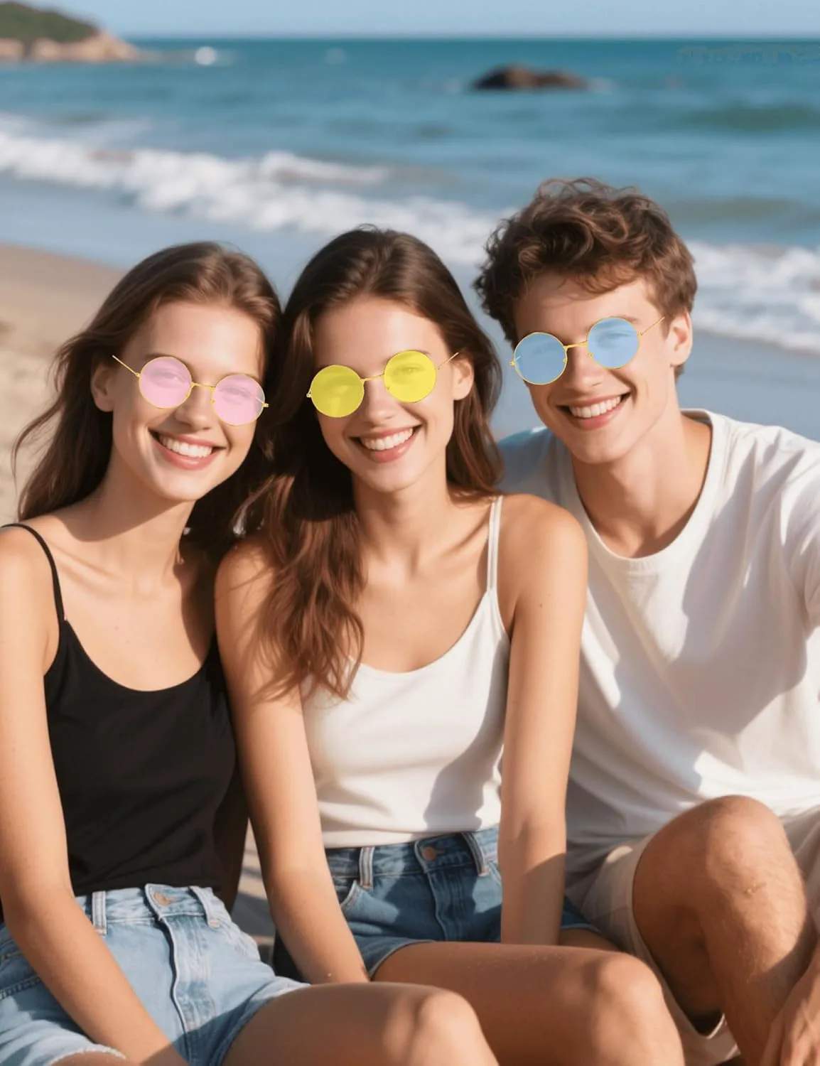 

Круглые очки в стиле хиппи 60-х и 70-х годов, ретро-солнцезащитные очки для женщин и мужчин, аксессуар для диско-вечеринки, маскарадного костюма FSLLZCJY