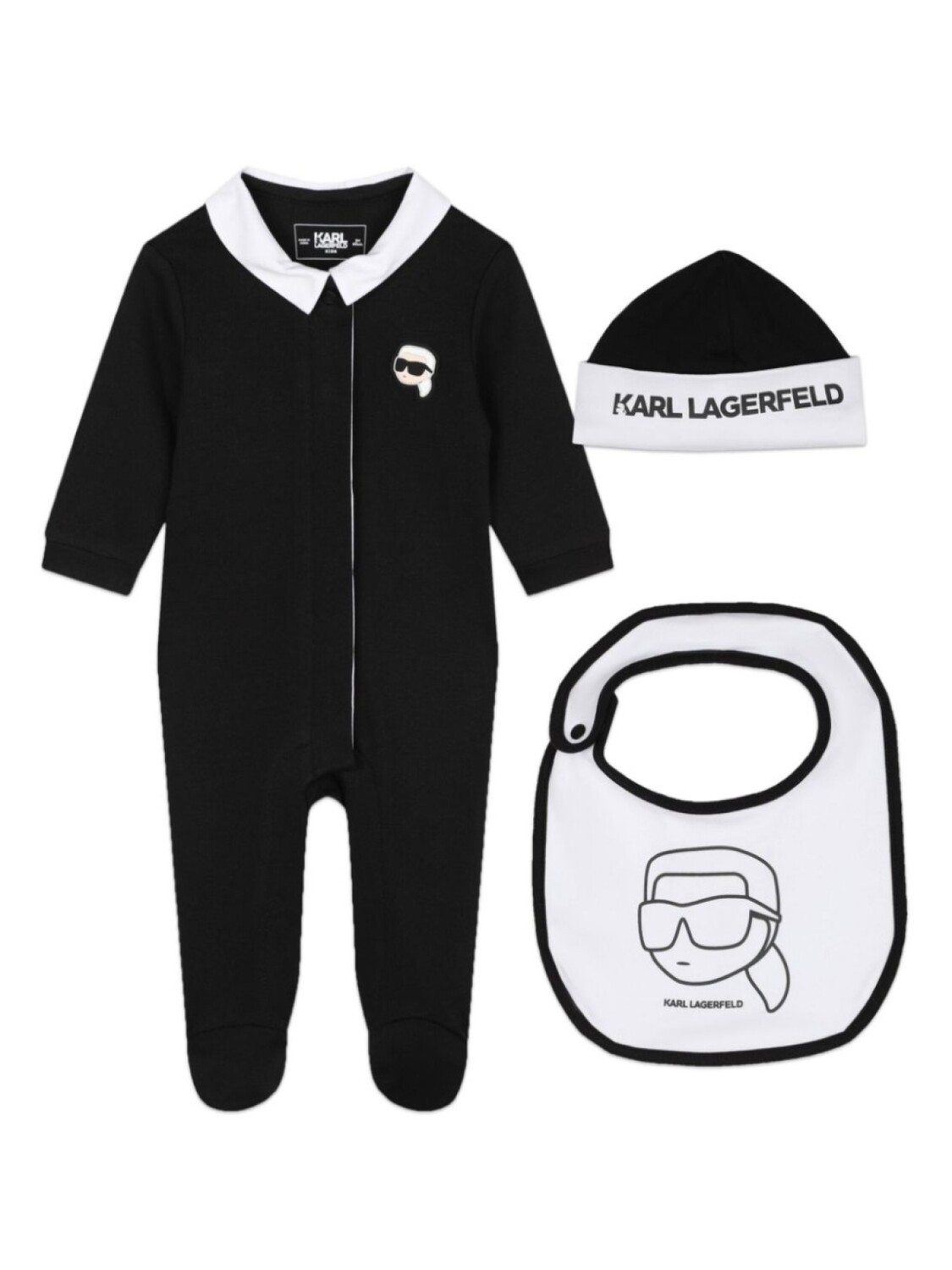 

Karl Lagerfeld Kids пижама с карманами, черный