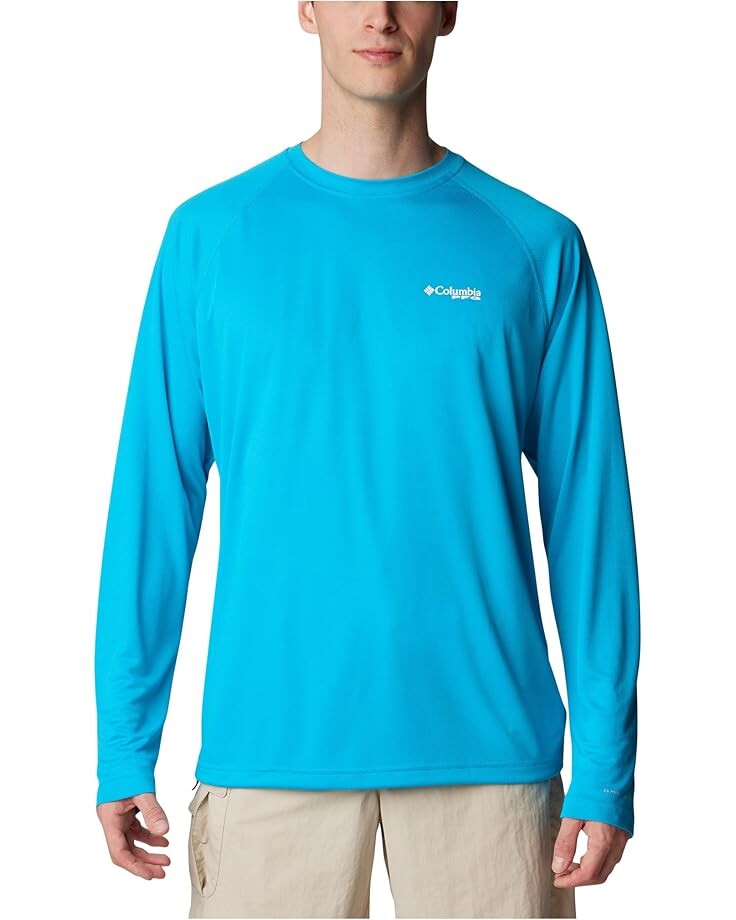 

Лонгслив Columbia PFG Solar Stream, цвет Ocean Blue